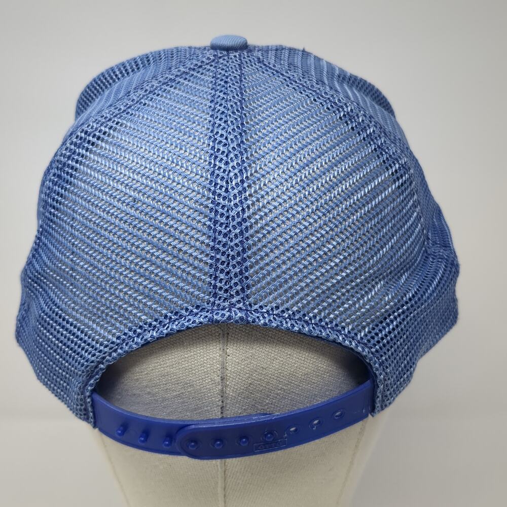 Islander RV Resort Snapback Rope Trucker Hat Blue One Size Mesh Back - Picture 5 of 7